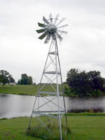 20' Galvanized Steel Aeration Windmill